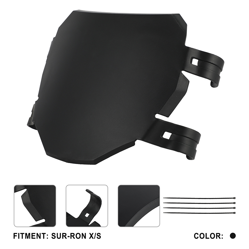Black Front Plate