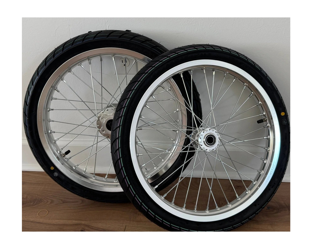 Chrome Surron LBX/E Ride Pro Supermoto Wheel Set