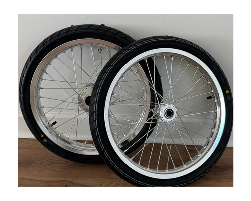Chrome Surron LBX/E Ride Pro Supermoto Wheel Set